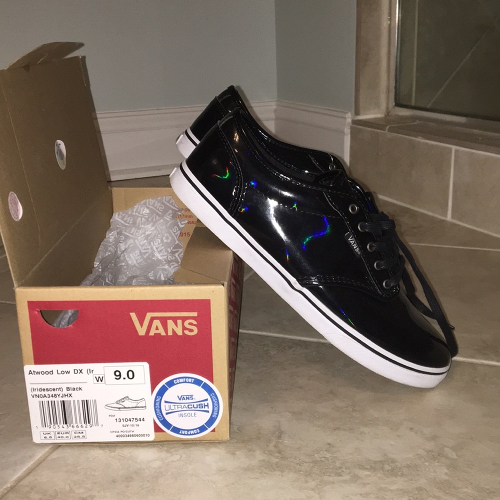 Atwood Low authentic vans (iridescent) black